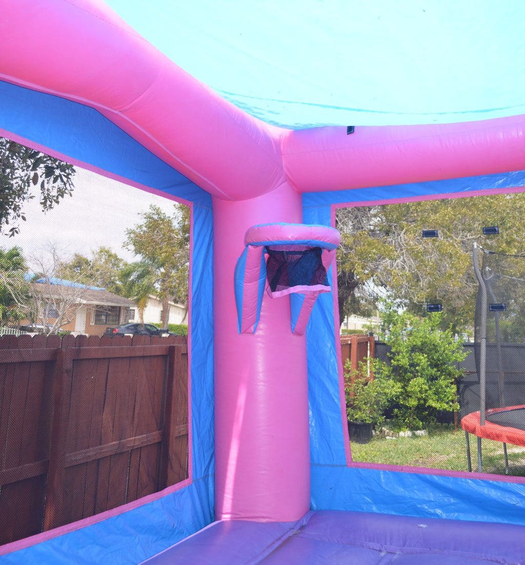 Pink Castle Module Combo 3 basketball hoop pink castle combo
