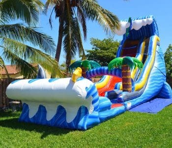 Miami Water Slide Rentals 18 24ft Wild Waves Water Slide (S46)