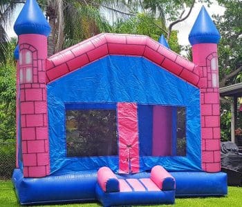 Pink Castle Bounce House (B4)