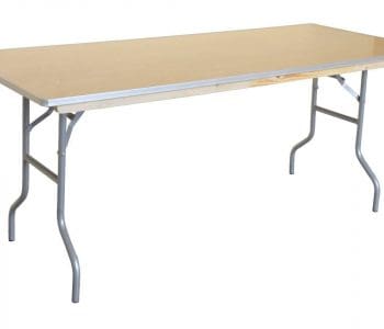 6ft Rectangular Tables (Wood)