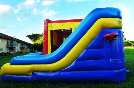 bounce house basketball hoop