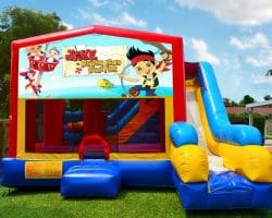7in1_jake_neverland_pirates_bounce_house_combo pirates bounce house with slide