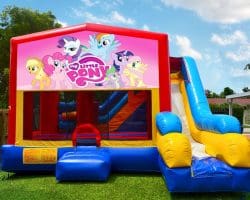 7in1_my_little_pony_bounce_house_combo my little pony bounce house with slide
