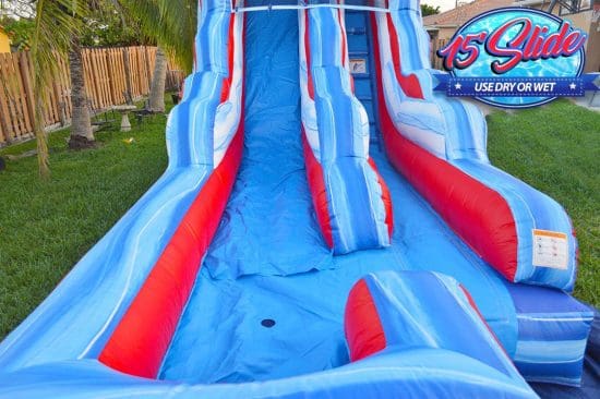 15ft Flash America water slide rental