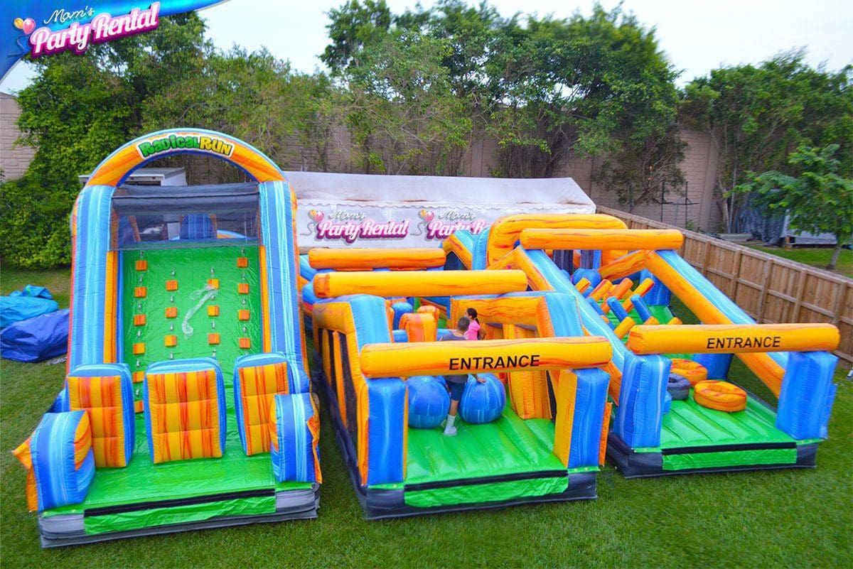 100ft Mega Run Obstacle Course (63+64+65) 2 100ft of obstacles