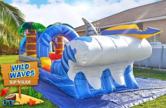 wild waves slip n slide delivered in kendall, florida