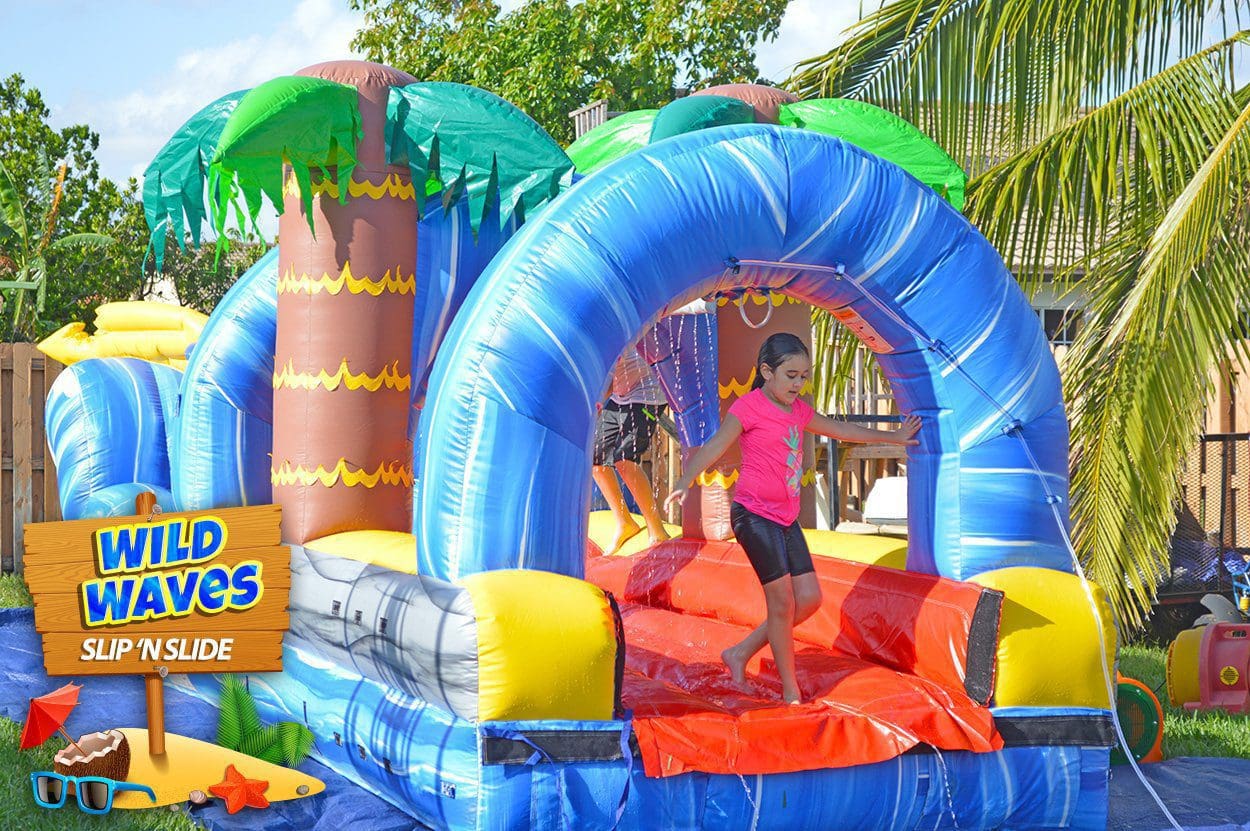 Wild Waves Slip n Slide (S51) 1 wild waves slip n slide delivered in kendall, florida