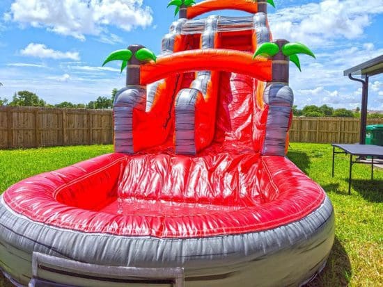 19ft volcano waterslide in homestead fl