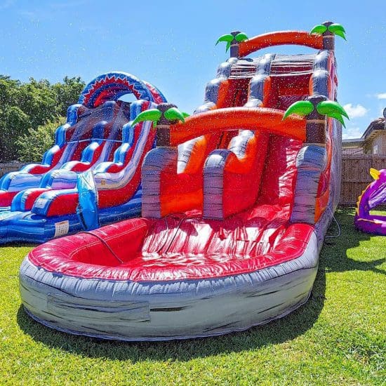 19ft volcano water slide rental
