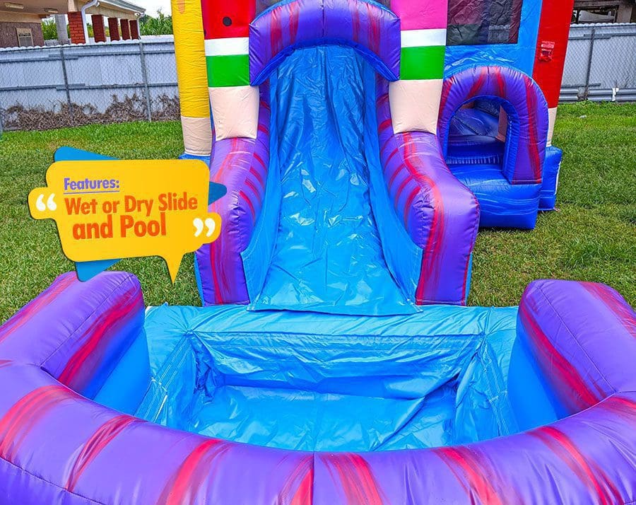 Ice Pops Bounce House & Water Slide (C12) 4 Ice-pops-bounce-house-big-pool