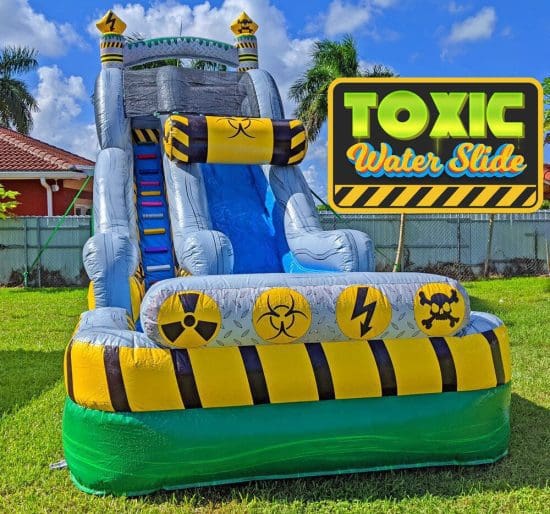 rent toxic miami waterslide