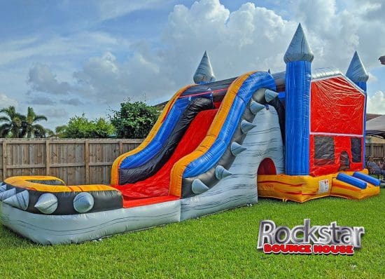 Rockstar Bounce House & Water Slide (C16)