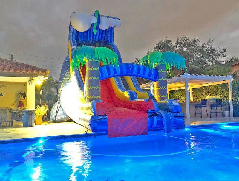 24ft Wild Waves Slide for Pools (S46) 3 24ft wild waves waterslide for pools