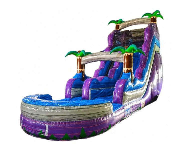 18ft Purple Crush Waterslide (S34) 2 18ft purple crush water slide rental