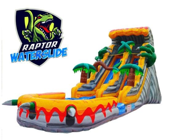 18ft raptor waterslide rental
