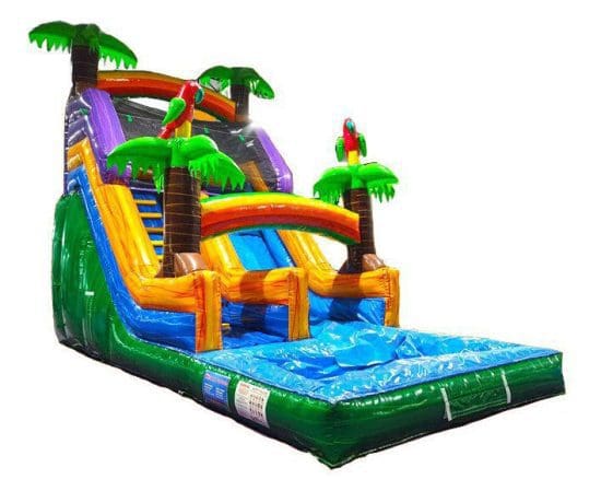 20ft parrot waterslide rental in miami