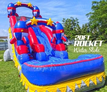 Miami Water Slide Rentals 15 20ft Rocket Waterslide (S41)