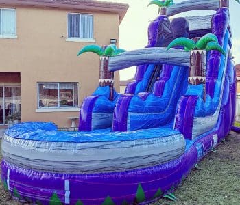 Miami Water Slide Rentals 9 18ft Purple Crush Waterslide (S34)