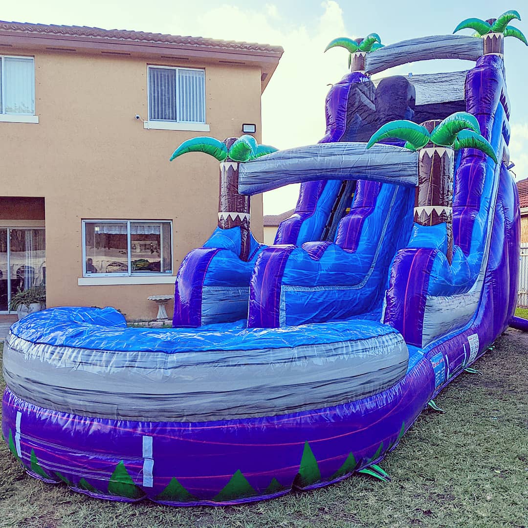 18ft Purple Crush Waterslide (S34) 1 18ft Purple Crush Waterslide (S34)