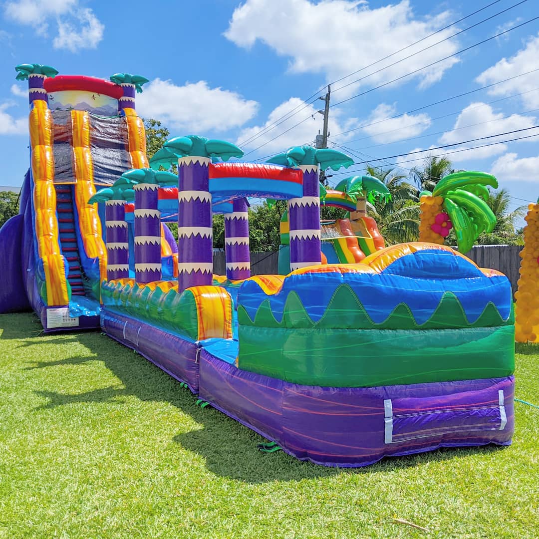 23ft Tiki Falls Waterslide Combo (S49) 1 23ft Tiki Falls Waterslide Combo (S49)