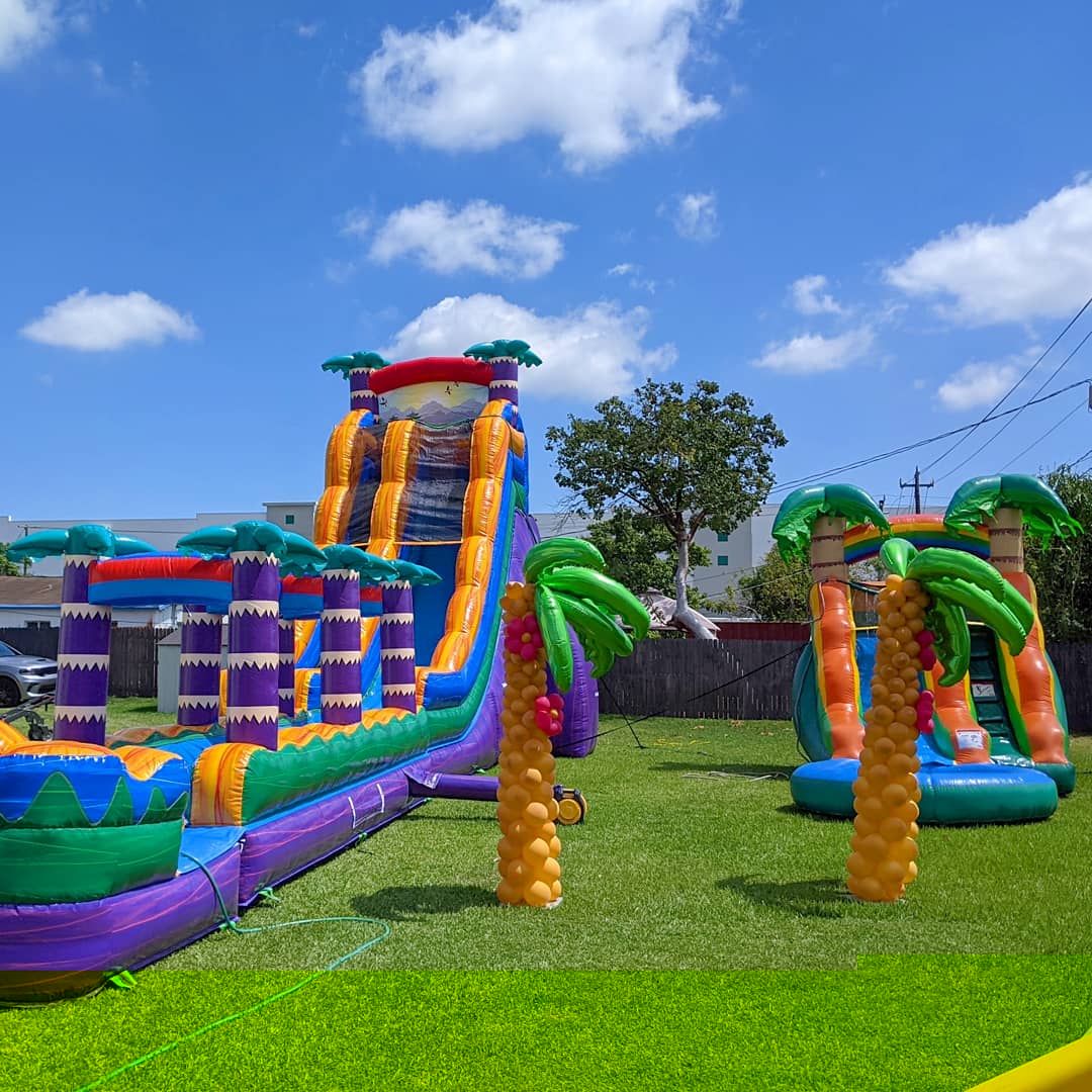 23ft Tiki Falls Waterslide Combo (S49) 7 23ft Tiki Falls Waterslide Combo (S49) - Image 7