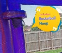 Mermaid Bounce House & Water Slide (C15) 8 Includes basketball hoop