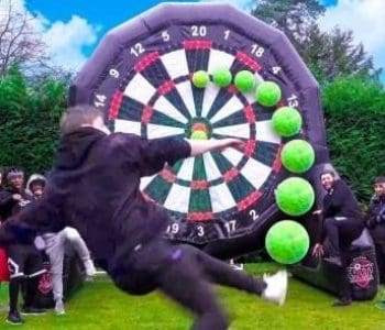 Giant Soccer Dart Game