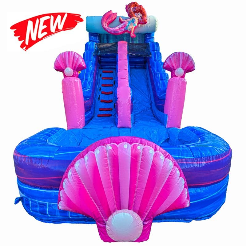 15ft Mermaid 3D Waterslide (S53) 4 15ft Mermaid 3D Waterslide (S53) - Image 4