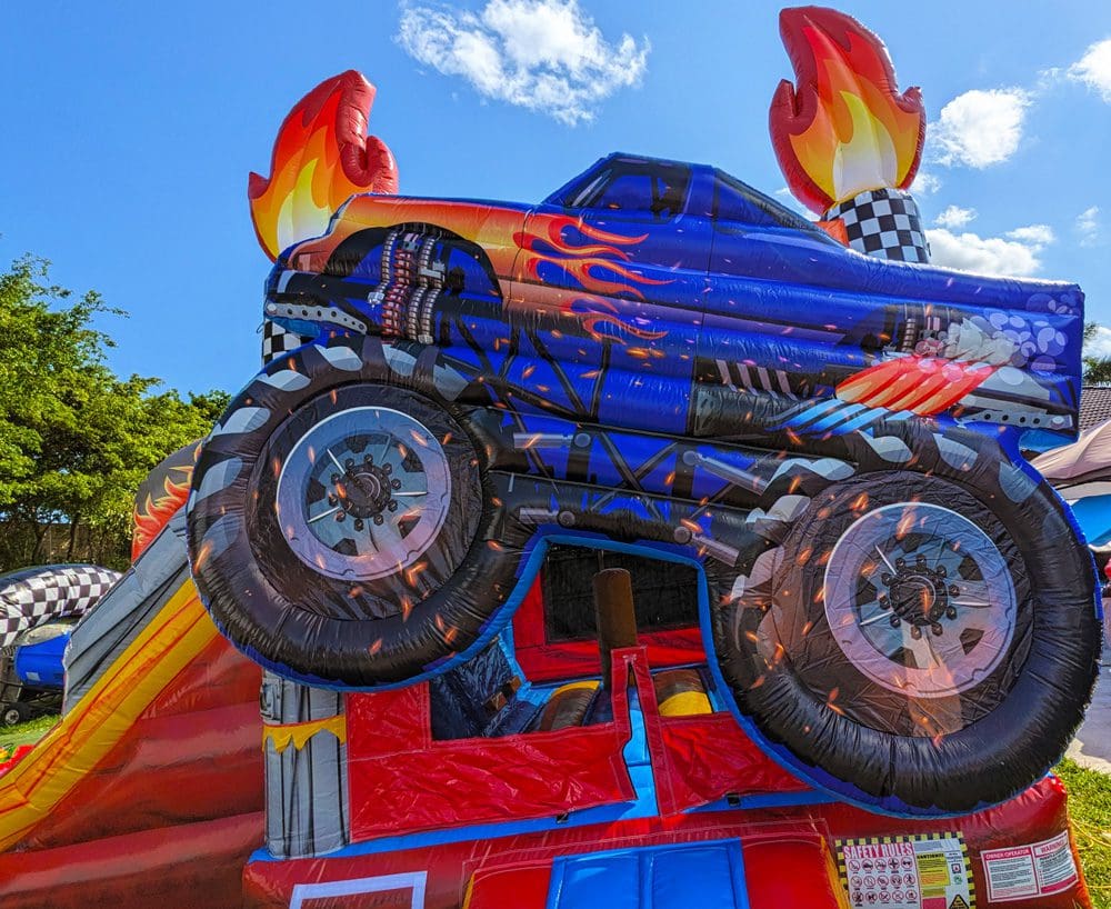 Monster Truck Bounce House Combo (C28) 3 Monster Truck Bounce House Combo (C28) - Image 3