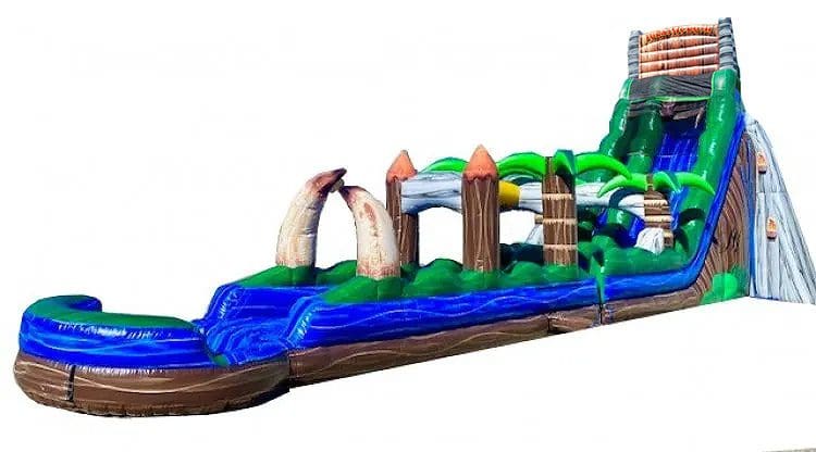 25ft Jurassic Rush Waterslide Combo (58+59) 1 25ft Jurassic Rush Waterslide Combo (58+59)