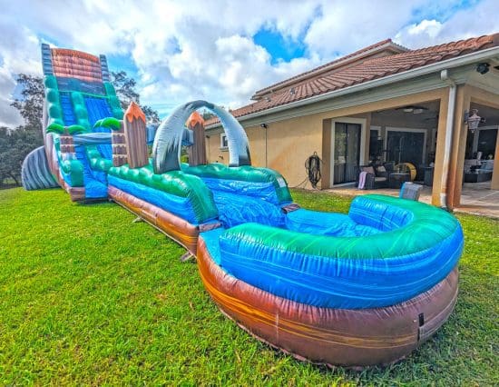25ft Jurassic Rush Waterslide Combo (58+59) - Image 3