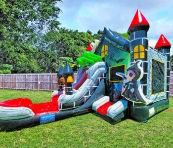Halloween Mansion Bounce House Combo (C24)