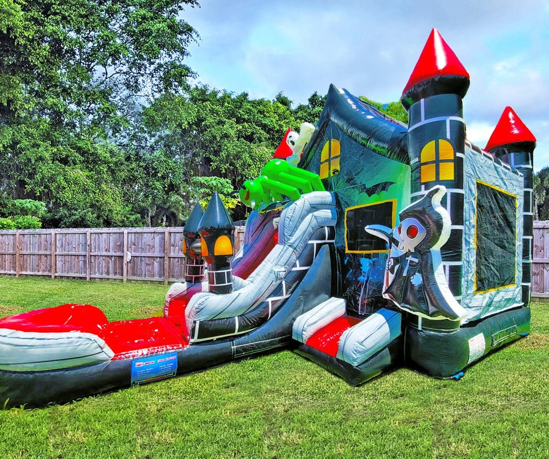 Halloween Mansion Bounce House Combo (C24) 1 HALLOWEEN BOUNCE HOUSE RENTAL IN MIAMI, FL