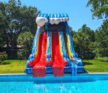 24ft Double-Lane Slide for Pools (S47)